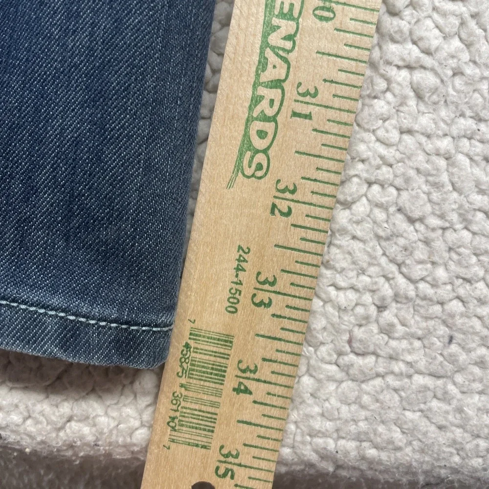 Levi Strauss Jeans Men 40x32 Blue Denim Flap Pocket Straight Leg Creased Pockets